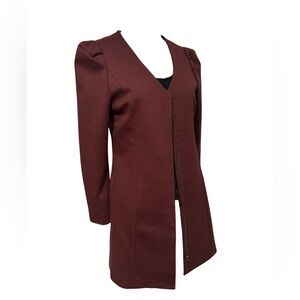 MONACO JACKET BURGUNDY XS
